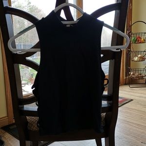 Black Charlotte Russe Crop Top